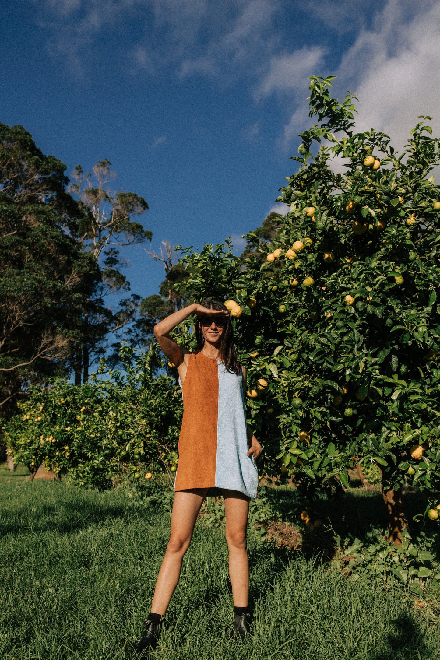 Della Dress Orange