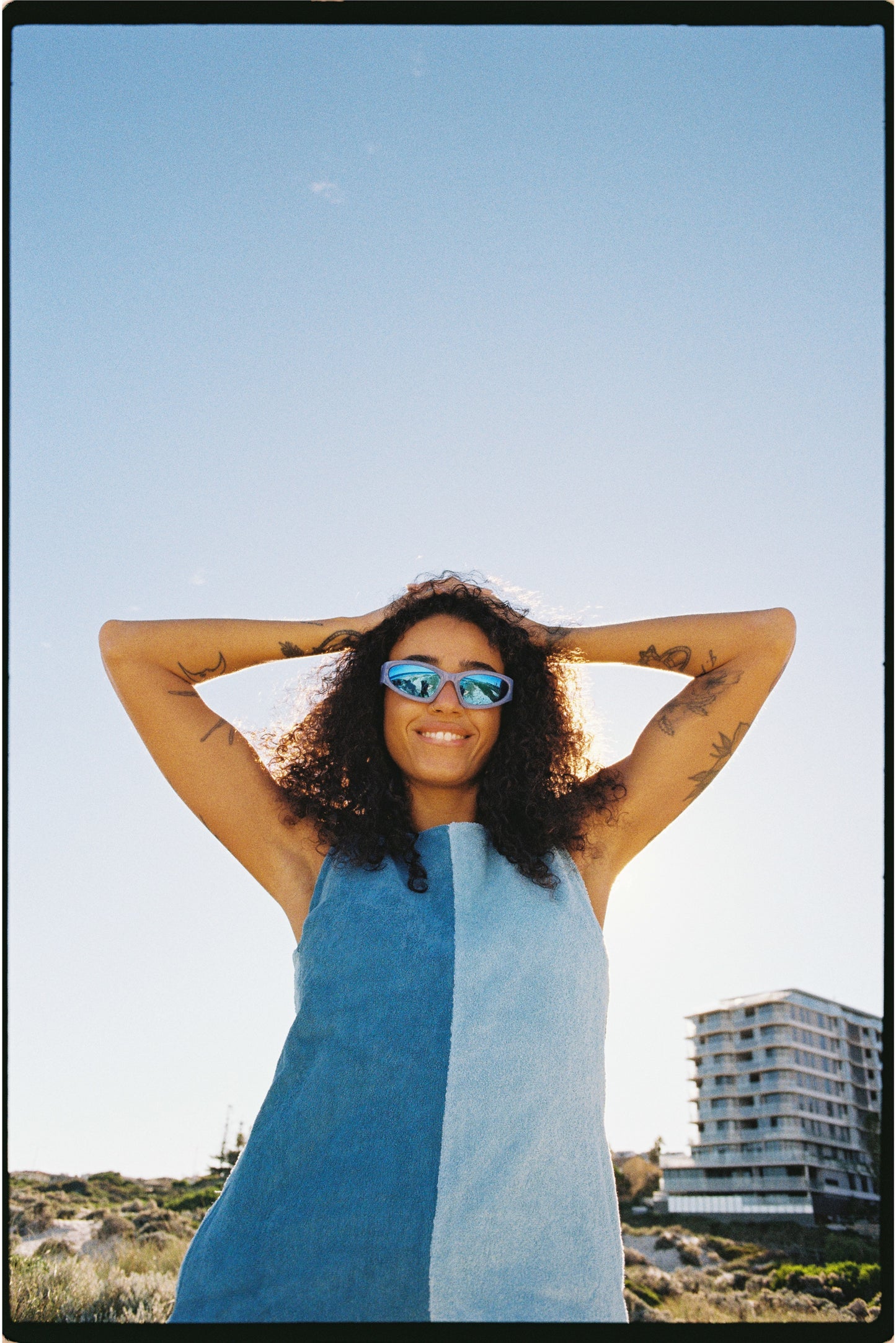 Della Dress Blue