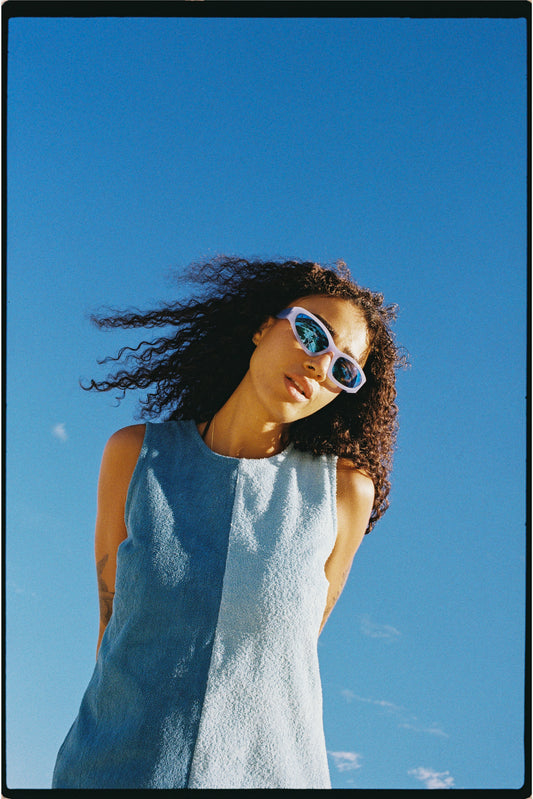 Della Dress Blue