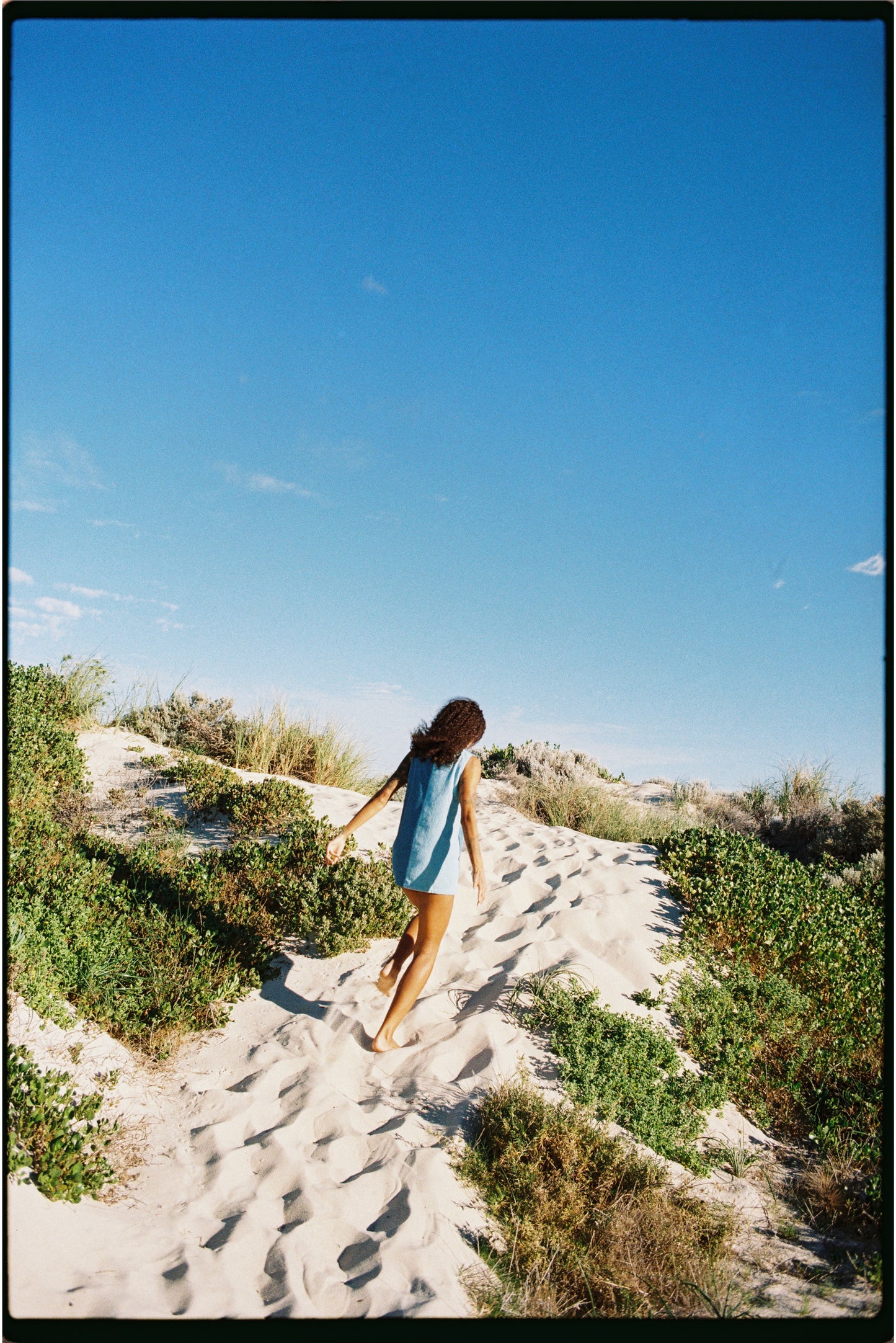 Della Dress Blue