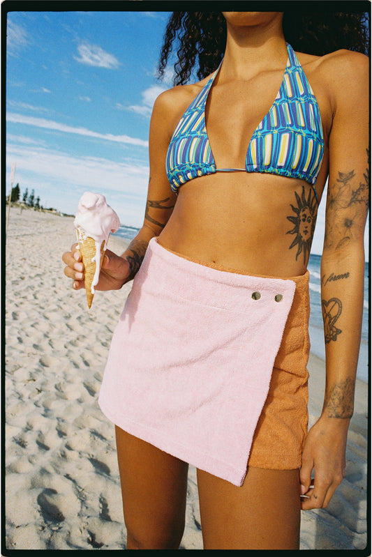 Wattle Wrap Skirt Galah