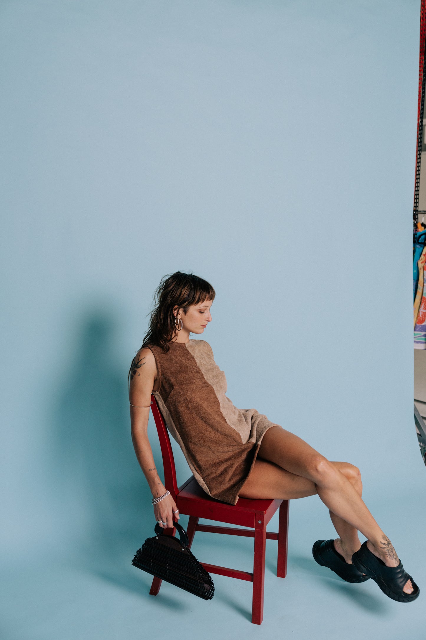 Della Dress Brown