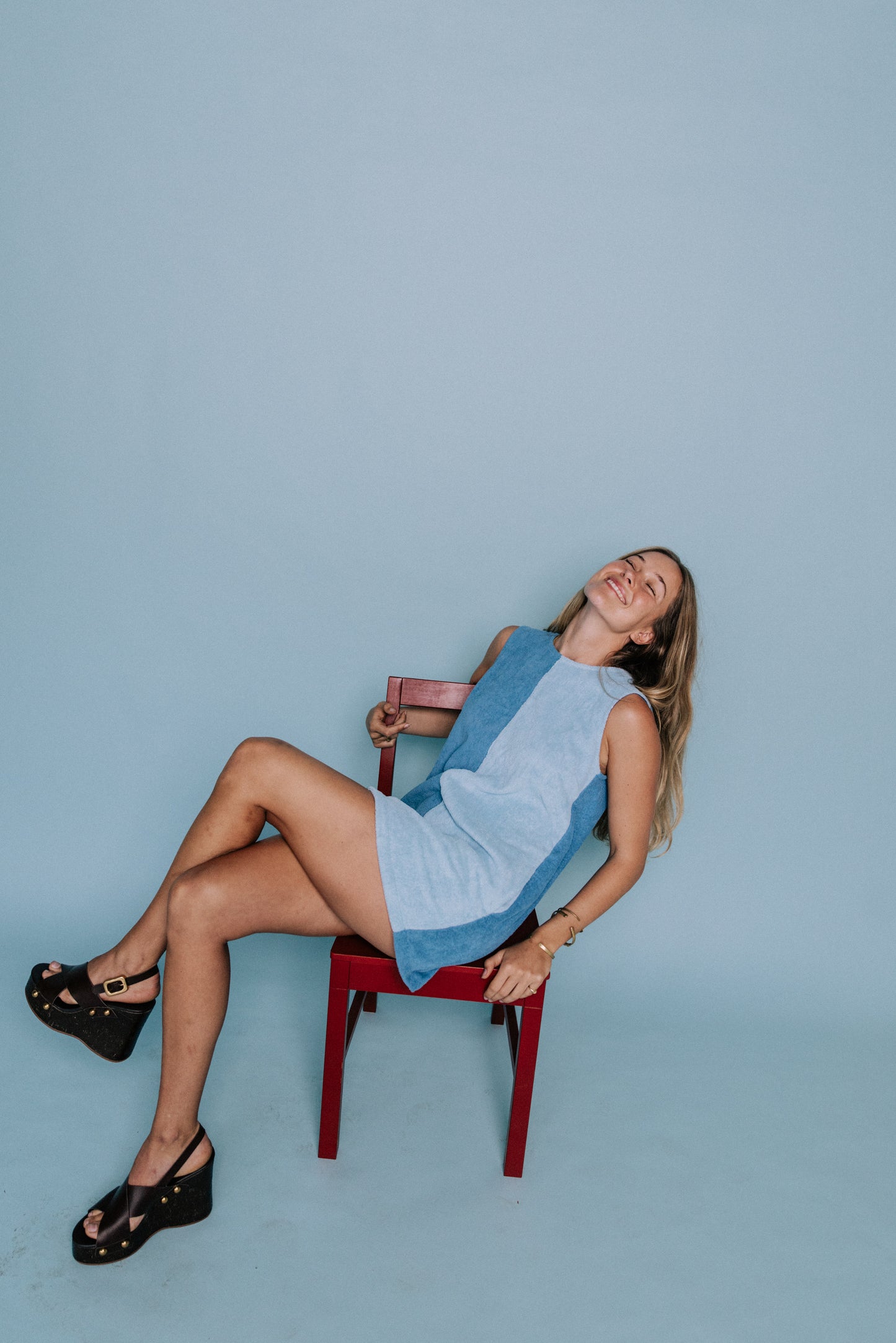 Della Dress Blue